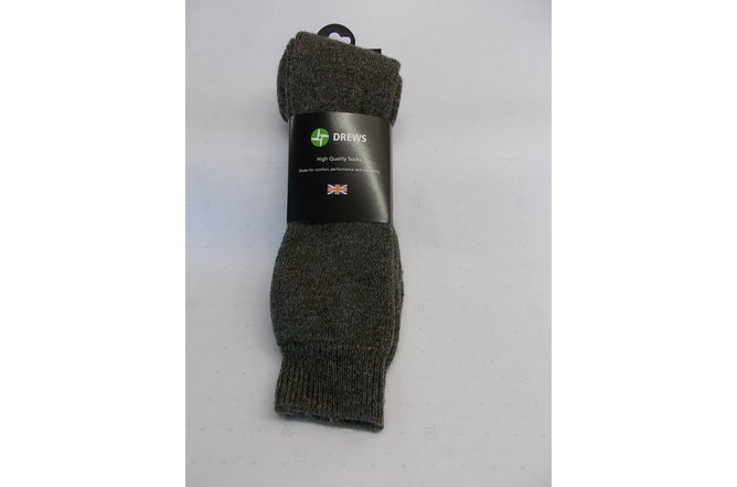 Socks Tweed Knee High Size - Green - 7-11 - solwayfeeders.com